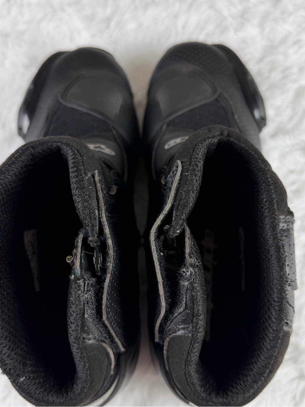 Alpinestars SMX-1 R Vented v2 Motorcycle Boots All Black Men’s 11.5 EUR 46 Moto - Picture 10 of 15